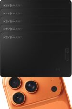 KeySmart SmartCard (Gen 2) MFI-Certified Wallet Tracker Card, Compatible with Apple Find My App, Rechargeable Thin GPS I
